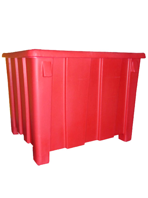 Rotationally Molded Bulk Storage Container, Rotomolded Storage Container, Warehouse Container